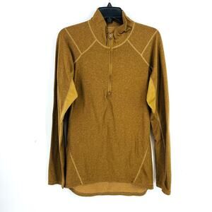 Beyond Clothing L1 Aether Pullover Mens Sz L Coyote Polartec Power Grid Fleece